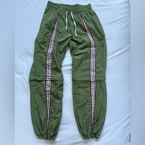 Wish Me Luck Pants with Plaid Accents